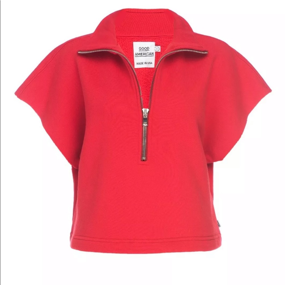 Good‎ American Chunky Cropped Sweatshirt Small